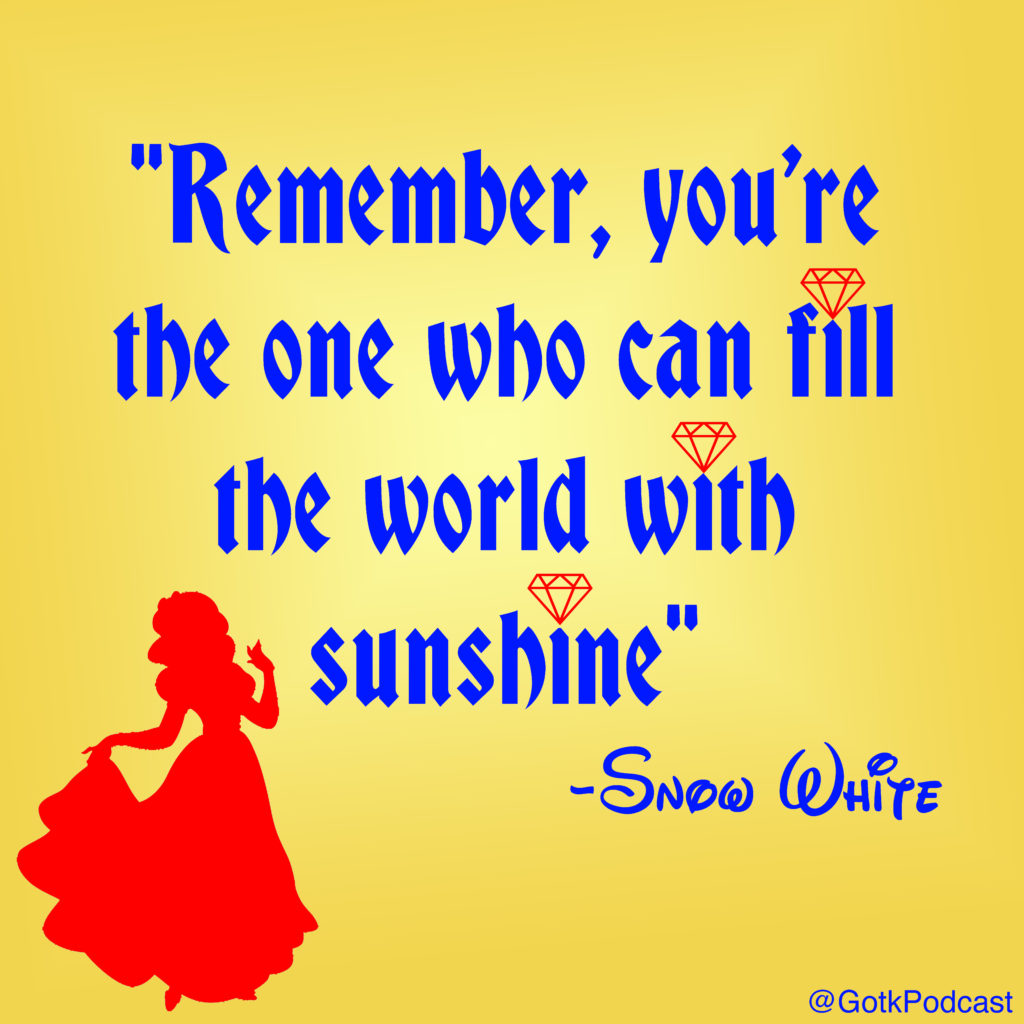 Remember You're the One Who Can Fill the World with Sunshine